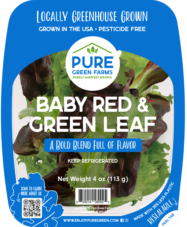 Little Leaf Farms Baby Red & Green Leaf